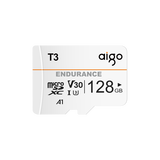 爱国者（aigo）128GB TF(MicroSD)内存卡 U3 A1 V30 4K 行车记录仪&监控摄像头高速存储卡 24小时连续录制 T3