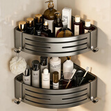 馨沛卫生间置物架浴室厕所洗手间墙上挂件洗澡间卫浴免钉收纳三角挂架