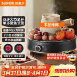 苏泊尔（SUPOR）迷你电陶炉 煮茶器煮茶炉煮茶壶 养生围炉煮茶泡茶办公家用不挑器具SW-DTL05
