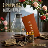 新款可控温熏精油沉香香薰灯玻璃香薰灯隔火香薰炉沉香熏香炉干烧 控温金色香炉双网+10克沉香+6个蜡烛