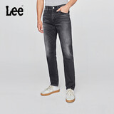 Lee731舒适中腰锥形五袋款深灰色男牛仔裤 深灰色 36