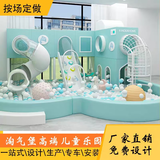 室内儿童淘气堡乐园游乐场设备架空层儿童游乐设施小区幼儿园滑梯 定制A款-设计意向金（咨询客服） 定制设备