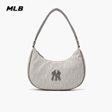 MLB男女水桶包斜挎包腰包旅行包男女包时尚学院风 3ABQS014N/纽约洋基队/浅炭灰色 F