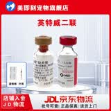 英特威宠必威优免康幼犬保狗二联四联疫苗狂犬成犬幼犬预防针细小犬瘟 英特威二联 1ml*1瓶