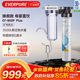 爱惠浦（Everpure） 家用矿物质厨下净水器 大流量0废水直饮 1.8L/分钟3500L处理量 EF-900P Plus