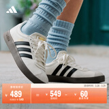 adidas「T头鞋」VL COURT复古休闲板鞋德训鞋男女阿迪达斯轻运动   汉玉白/黑色/树脂黄 (推荐女生买小半码)   40.5