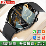 HIMYDS智能手表华强北watch gt5 ultra情侣表心率血压血氧睡眠运动健康监测商务腕表礼物 黑胶带Pro NFC+双支付+独立音乐+升级芯片 消息提醒+定位导航+超长待机+心率血压血氧睡眠
