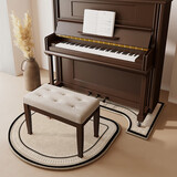 茵尚立式钢琴专用消音地垫加厚琴凳防潮防滑脚垫客厅隔音减震异形地毯