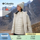Columbia哥伦比亚户外秋冬男女银点三合一鹅绒内胆700蓬防水冲锋衣XE5542 191 XE5542 象牙白 男女同款 M (175/96A)
