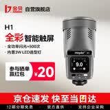 金贝（JINBEI）H1圆头LED机顶闪光灯补光灯一体机便携外拍TTL高速同步适用索尼【金属灰】H1单灯索尼版