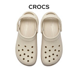 卡骆驰（CROCS）Classic Platform Clog 云朵沙滩时尚休闲洞洞鞋4cm女款骨白色