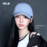 MLB帽子男女同款章若楠同款复古软顶棒球帽26款3ACPB096N-07SBS