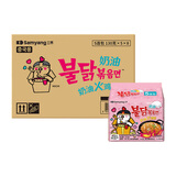 三养（SAMYANG）奶油火鸡面方便面干拌面韩国原装进口 130g*40包/整箱装