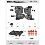 探险者（TAN XIAN ZHE）户外锅具野炊锅具全套露营锅具套装户外烧水壶卡式炉锅具三件套 5-8人套锅+暮色炉+4气券(赠品）