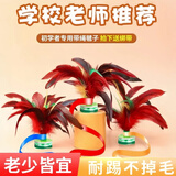 健田（JIANTIAN）带绳毽子户外成人运动专用比赛毽球幼儿园耐踢键子老人解闷2支装