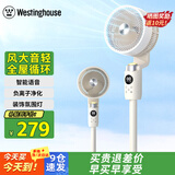 西屋（Westinghouse）空气循环扇家用立式遥控落地扇涡轮落地扇循环对流3D摇头电扇轻音低噪大风力节能风扇WTH-XH018