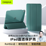 CangHua 适用24/25/2026年新款iPad Air11英寸保护套M4芯片苹果平板电脑Air6/7/8保护壳防摔三折硅胶皮套