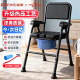 长寿泉坐便椅老人坐便器家用结实折叠移动马桶便携式孕妇蹲厕座椅坐便凳