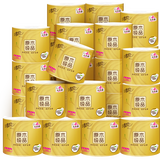 清风有芯卷纸原木金装 4层140克*30卷 卫生纸纸巾 箱装 厕纸 卷筒纸