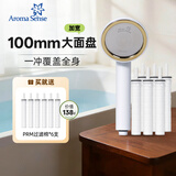 Aroma Sense过滤手持花洒喷头增压沐浴花洒韩国进口活性碳除氯净水过滤 PRC瓷白标配+6支过滤棉