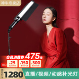 神牛（Godox） 神牛LC500手持补光灯LED补光棒灯摄影灯可调色温RGB冰灯外拍录像人像便携柔 【套装4】LC500R彩光版【单灯套装】