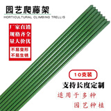 余霞成绮包塑钢管园艺支架豆角黄瓜爬藤支撑杆花园庭院植物牵引固定爬藤架 直径11mm长度180cm【10支】 大