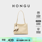 红谷包包女头层牛皮单肩斜挎包通勤气质手提包女士包 生日礼物送女友