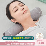 上梵蚕沙颈椎枕头荞麦壳蚕砂蚕屎枕头硬枕头圆柱圆枕头荞麦皮