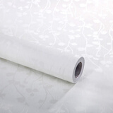 斯图（sitoo）贴纸墙纸壁纸自粘客厅电视背景墙装饰防水防潮墙面装饰3D彩装膜 9956-1白底小花60cm*3米