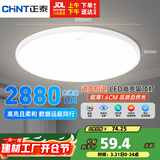 正泰吸顶灯LED卧室灯阳台过道灯具超薄三防灯白光高亮灯饰36W正白光