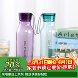 乐扣乐扣（LOCK&LOCK）ECO户外运动水杯户外便携塑料水壶男女杯子两件套（550ml*2） 