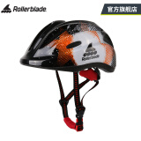 Rollerblade 儿童头盔轮滑鞋滑板平衡车防护帽子EAGLE系列 黑橙（54-58cm）