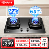 先锋（SINGFUN） 燃气灶超一级能效70%高热效率家用双灶天然气液化气煤气大火力灶具台嵌两用猛火炉灶 液化气|铜盖780mm自行安装 R207