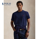 Polo Ralph Lauren 拉夫劳伦 男装 经典版平纹针织圆领棉T恤RL13256 400-蓝色 L 偏大