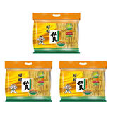 旺旺 仙贝 原味 400g*3袋  家庭装 休闲膨化食品饼干糕点零食
