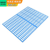憨憨宠 猫狗笼脚垫板 狗舍防滑卡脚垫板网格可拼接加厚散热板（单片装） 长宽为73*46cm 蓝色
