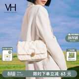 VANESSA HOGAN VH女包蓬蓬软包质感柔软褶皱菱格方包百搭腋下包牛皮单肩斜挎包