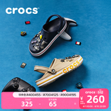 卡骆驰（CROCS）贝雅卡骆班洞洞鞋轻便耐磨一脚蹬休闲鞋女鞋时尚沙滩鞋|205089 深蓝/辣椒红-4CC 37 /38(230mm)