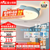 雷士（NVC）LED照明吸顶灯儿童氛围卧室灯健康护眼创意可爱童趣卡通龙猫蓝色