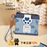 大英博物馆埃及安德森猫萌猫便携牛仔卡包零钱包送女生礼物