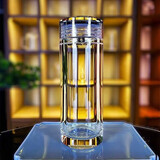 胖东来同款东海天然原石原矿水晶杯东海水晶玻璃杯老师傅打磨礼盒车载杯 500ml水晶玻璃杯(礼盒装) 100ml-500ml