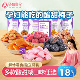 孕味食足孕妇零食杨梅西梅话梅怀孕解馋零食酸果干6种口味560g