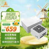 鑫谷（segotep）额定750W 昆仑MU-750G冰山版  金牌全模电源（支持5060Ti显卡/全日系电容/启停风扇/白色模组线）