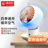 爱丽思（IRIS） 爱丽思空气循环扇风扇遥控电风扇落地扇家用小熊猫电扇自动摇头冷风扇空调扇 QTC17【遥控，款左右自动 上下手动】