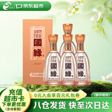 今世缘 柔雅国缘 柔雅型白酒 42度 500ml*4瓶 整箱装 送礼白酒热销商品