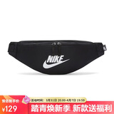 耐克（NIKE）男女腰包 单肩包斜挎包胸包休闲包DB0490-010 黑