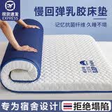 南极人（Nanjiren）记忆棉乳胶床垫学生宿舍床垫子0.9x1.9米榻榻米单人床垫软床褥子 单边-鲸落白GM【厚约5cm】 90x190cm【耐压回弹 久睡不塌】