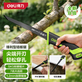 得力（deli）锐利型腰锯墙板锯SK5钢木工锯子家用伐木锯树神器修枝锯