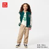优衣库童装男童女童保暖束脚裤长裤加绒裤子478127 32 深米色 130