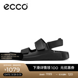 爱步（ECCO）凉鞋男 复古男士运动凉鞋夏天勃肯沙滩休闲鞋男皮凉鞋 科摩500944 黑色50094401001 39
